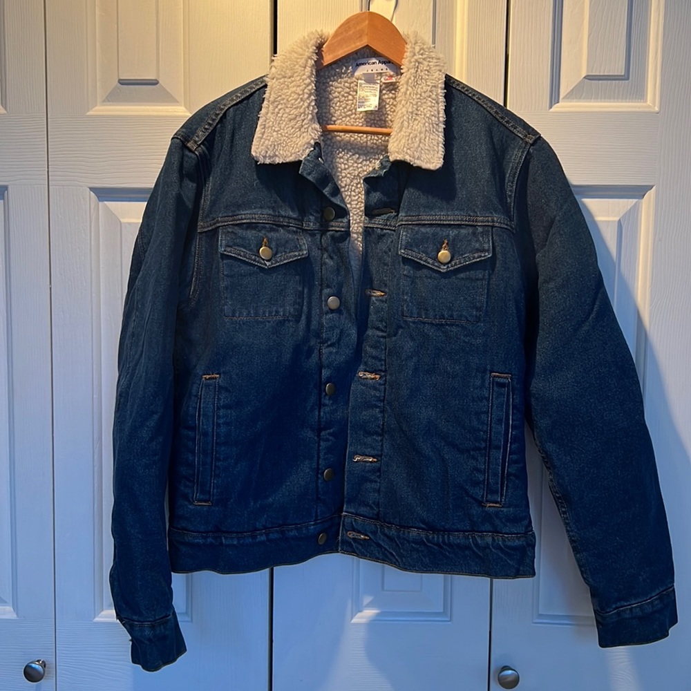 American Apparel Jean Jacket Size Small